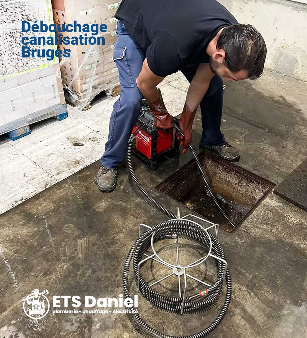 Débouchage canalisation à Bruges 33520